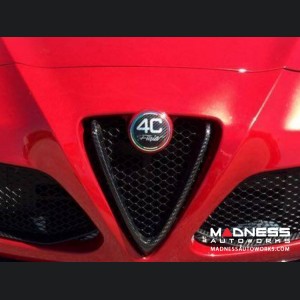 Alfa Romeo 4C Carbon Fiber Badge Cover Kit - Furia